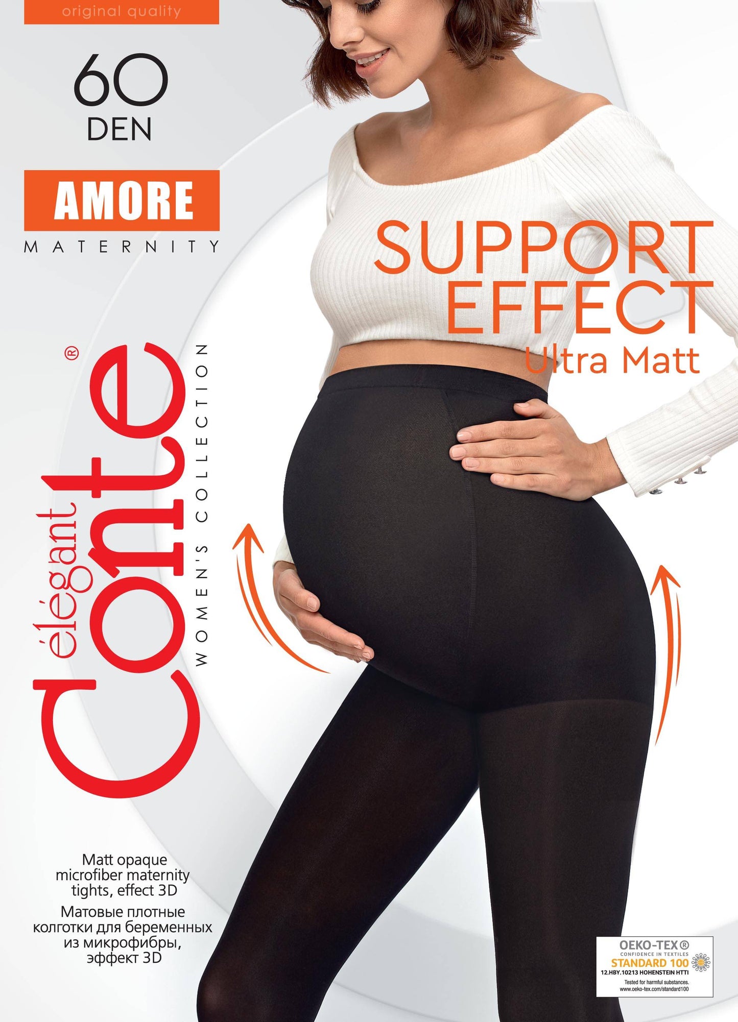 Conte Amore 60 Den - Opaque Maternity Women's Tights (20С-104СП)