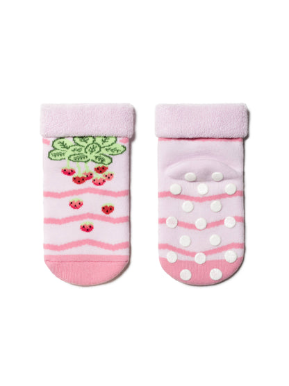 Conte-Kids Sof-tiki #7С-62СП(472) - Lot of 2 pairs Cotton Terry Socks for Girls