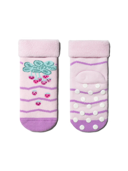 Conte-Kids Sof-tiki #7С-62СП(472) - Lot of 2 pairs Cotton Terry Socks for Girls