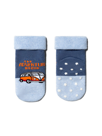 Conte-Kids Sof-tiki #7С-62СП(473) - Lot of 2 pairs Cotton Terry Socks For Boys