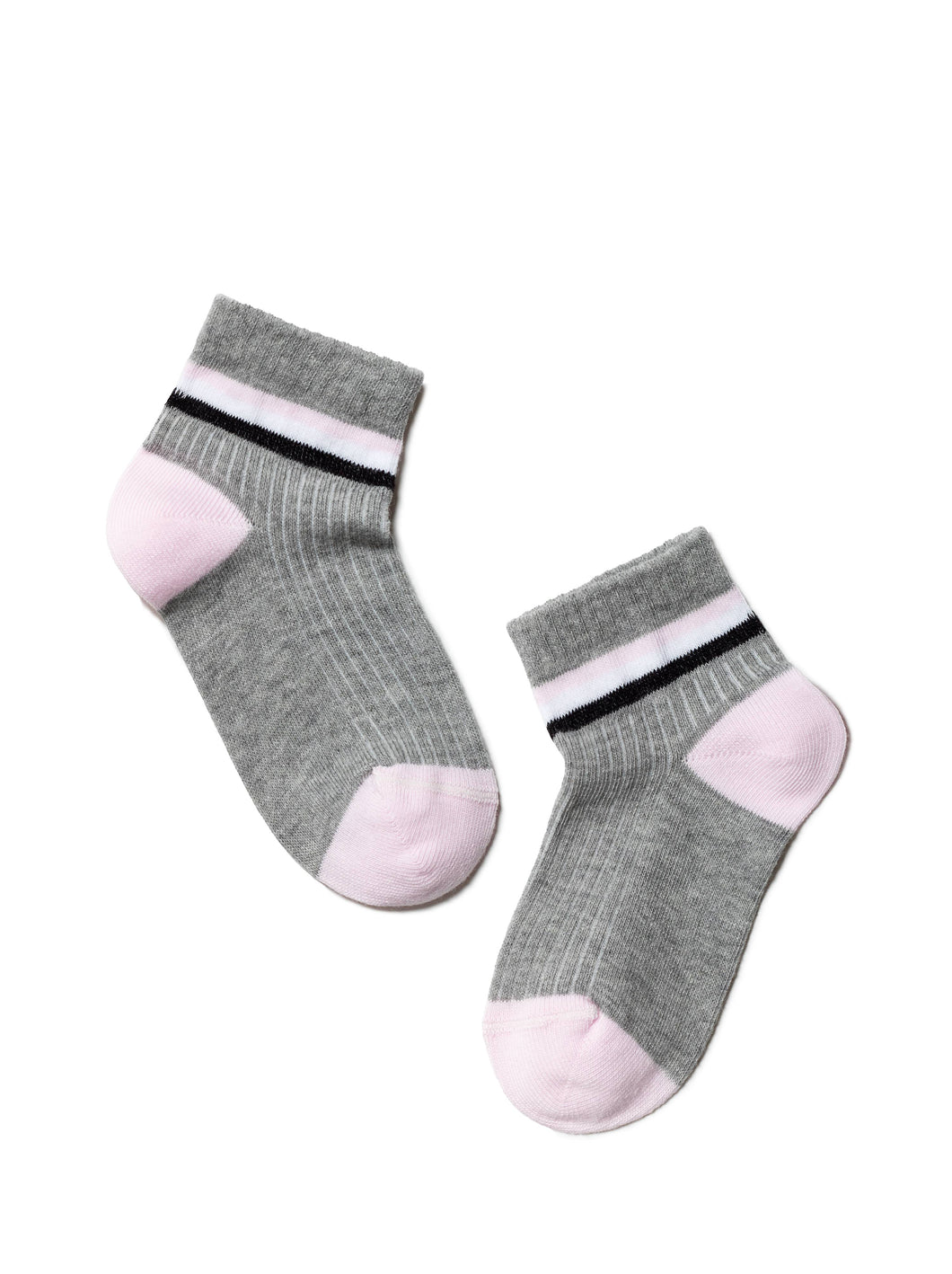 Conte-Kids Active #7С-97СП(503) - Lot of 2 pairs Cotton Socks For Girls