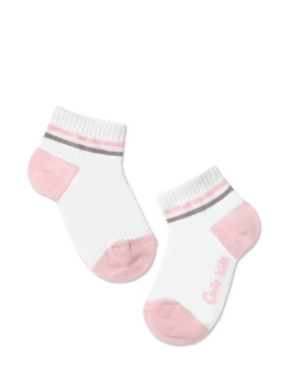 Conte-Kids Active #7С-97СП(503) - Lot of 2 pairs Cotton Socks For Girls