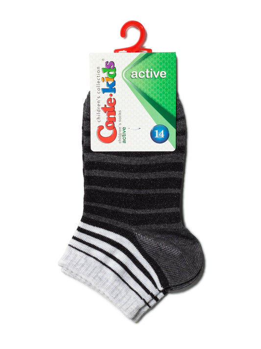 Conte-Kids Active #7С-97СП(505) - Lot of 2 pairs Cotton Socks For Boys & Girls