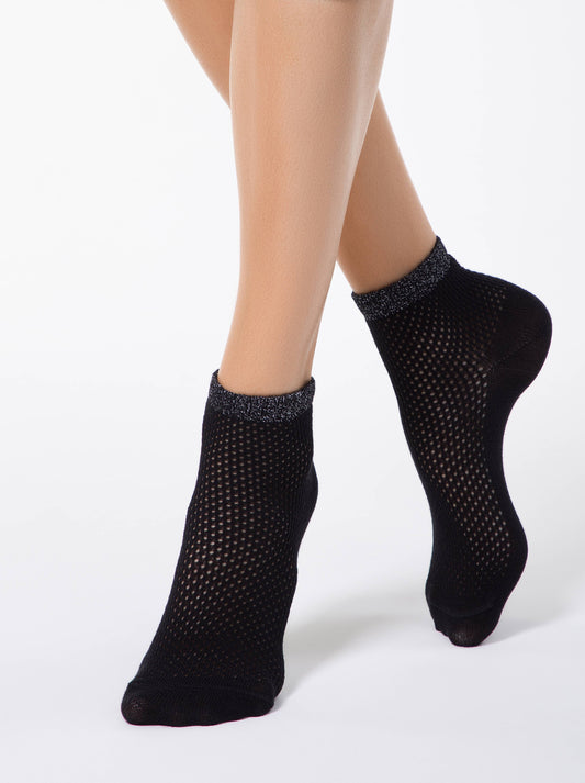 Conte Ajour #15С-81СП(077) - Lot of 2 pairs Openwork Cotton Women's Socks