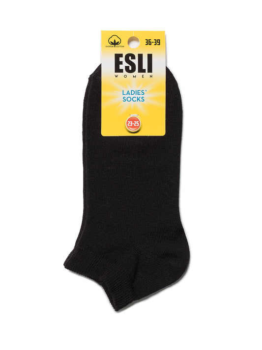 Conte Esli #19С-149СПЕ(000) - Лот із 2 пар класичних бавовняних укорочених жіночих шкарпеток