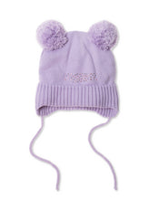Load image into Gallery viewer, Conte/Esli Double knitted kids hat with insulation, cotton lining &amp; 2 pom-poms - For Girls (17С-7СП)