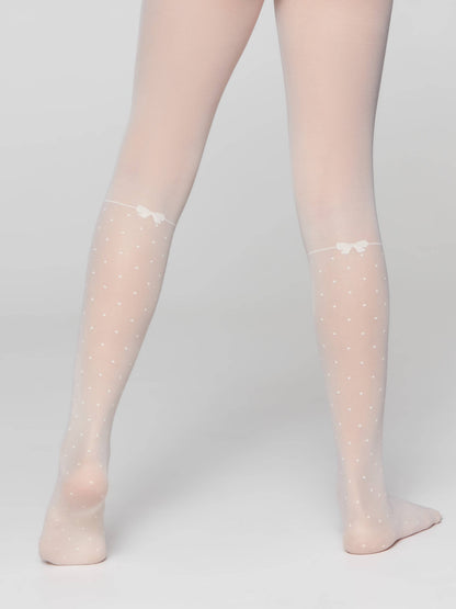 Conte Milana 20 Den - Fantasy Thin Tights for Girls with polka dots - 4yr. 6yr. 8yr. 10yr. 12yr. (20С-115СП)