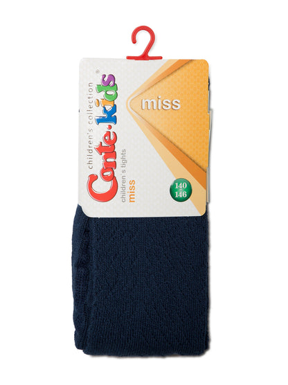 #7С-80СП(273) - Ажурні бавовняні колготки Miss Conte-Kids для дівчаток 10-12 років.