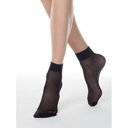 Conte/Esli Mira 20 Den - 1 Pair (Pack) Classic Elastic Women's Socks #17S-181SPE