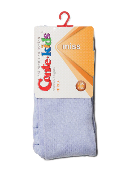 #7С-80СП(269) - Ажурні бавовняні колготки Miss Conte-Kids для дівчаток 6-8 років.