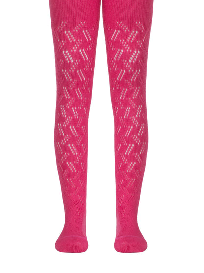 #7С-80СП(265) - Miss Conte-Kids Openwork Cotton Tights For Girls 0/12m.-12/24m.