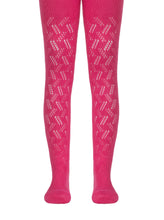 Load image into Gallery viewer, #7С-80СП(265) - Miss Conte-Kids Openwork Cotton Tights For Girls 0/12m.-12/24m.