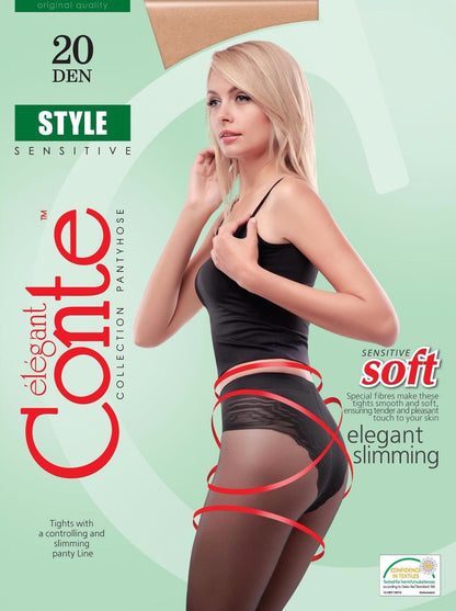 Conte Style Soft 20 Den - Modelling Bikini Shaping Women's Tights (8S-73SP)