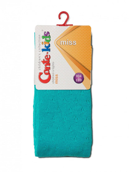 #7С-80СП(404) - Ажурні бавовняні колготки Miss Conte-Kids для дівчаток 2-4 роки.