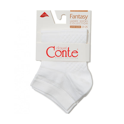 Conte Fantasy #17S-56SP - 1 pair Cropped Polyamide Women's Socks