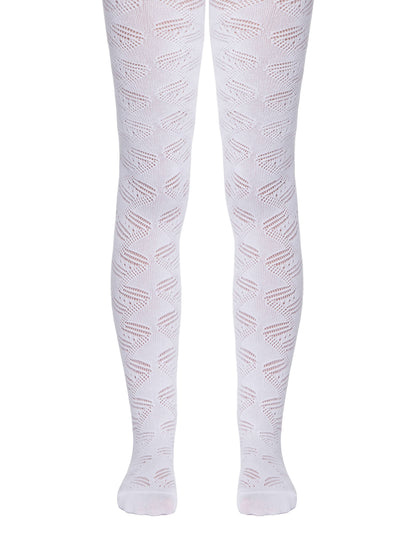#7С-80СП(272) - Miss Conte-Kids Openwork Cotton Tights For Girls 6yr.-8yr.