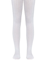 Load image into Gallery viewer, #7С-80СП(270) - Miss Conte-Kids Openwork Cotton Tights For Girls 2yr.-4yr.