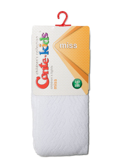 #7С-80СП(273) - Ажурні бавовняні колготки Miss Conte-Kids для дівчаток 10-12 років.