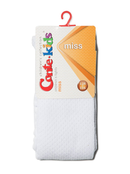#7С-80СП(269) - Ажурні бавовняні колготки Miss Conte-Kids для дівчаток 6-8 років.