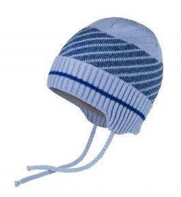 Conte/Esli Double knitted kids hat with strings - For Boys (18С-39СП)