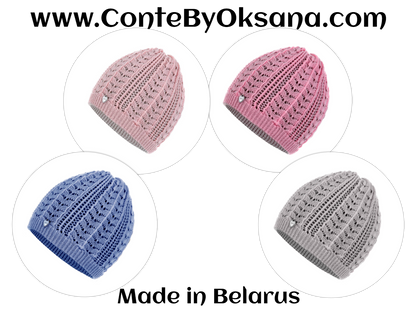 Conte/Esli Double knitted children's hats - For Girls (16С-99СП)
