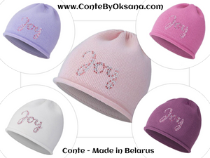 Conte/Esli Knitted Children's Hats - For Girls (17С-101СП)