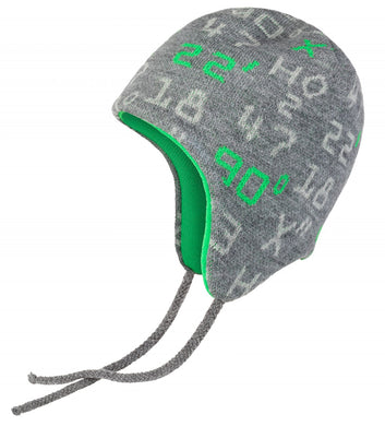 Conte/Esli Double knitted kids hat with strings, supplemented with insulation IsoSoft - For Boys (18С-41СП)