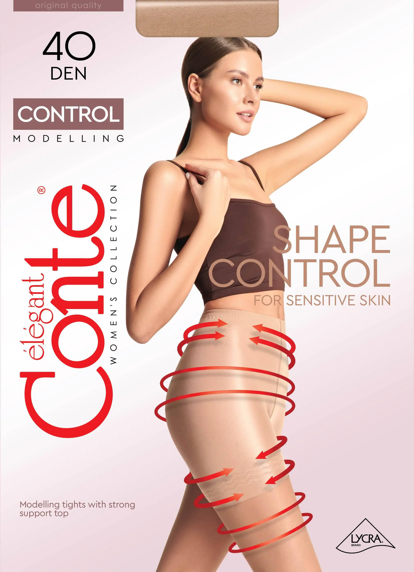 Conte Control Soft 40 Den - Modelling Control Top Women's Tights (8С-76СП)