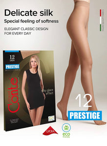 Conte Prestige 12 Den - Classic Sheer to Waist T-top Women's Tights (8С-59СП)