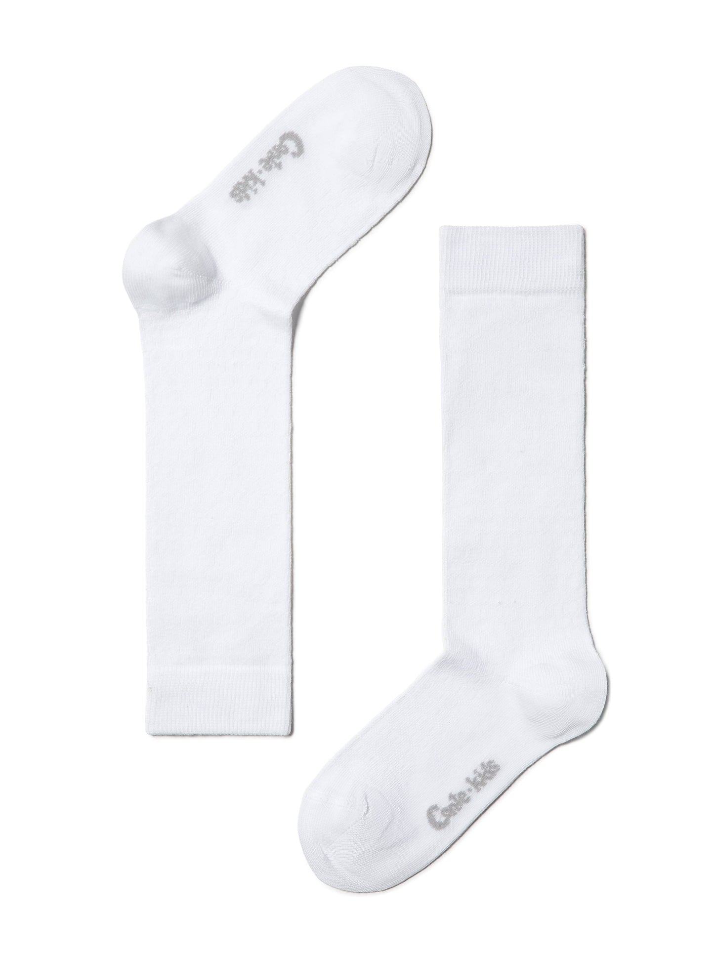 Conte-Kids Tip-Top #7С-21СП(003) - Classic Cotton Knee-Highs Socks For Girls