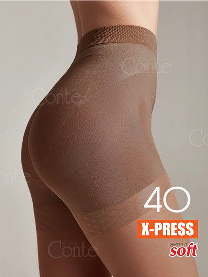 Conte X-Press Soft 40 Den – Body Shaping & Push-Up Tights