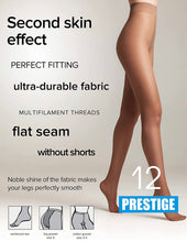 Load image into Gallery viewer, Conte Prestige 12 Den - Classic Sheer to Waist T-top Women&#39;s Tights (8С-59СП)