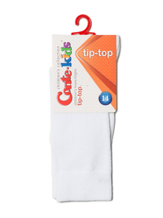 Conte-Kids Tip-Top #7С-21СП(002) - Classic Cotton Knee-Highs Socks For Girls