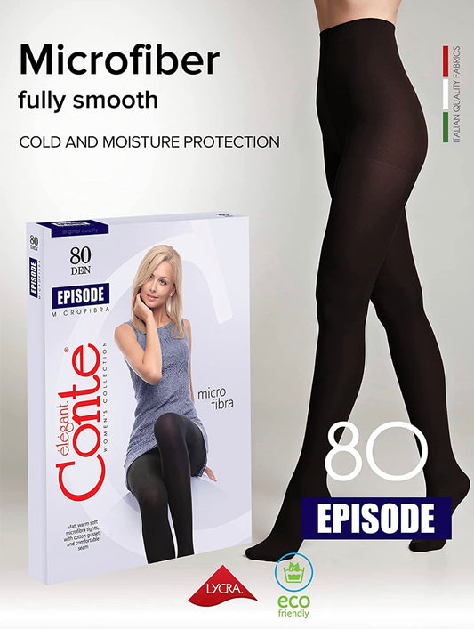 Conte Episode 80 Den - Microfibra Opaque Women's Tights (8С-40СП)