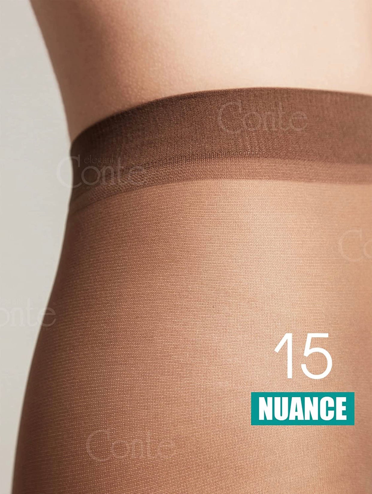 Conte Nuance 15 Den - Classic Women's Tights With a Reinforced Shorts (8С-35СП)