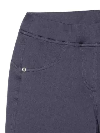 Conte Andrea - Cotton Tight-fitting Women's Leggings from jersey fabric "jean" (17С-311ТСП)