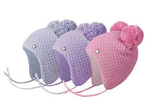 Load image into Gallery viewer, Conte/Esli Double knitted kids hat with insulation, cotton lining &amp; two pom-poms - For Girls (17С-23СП)