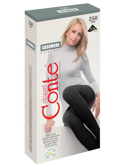 Conte Cashmere 250 Den - 7% Cashmere Warm Thin Soft Women's Tights (14S-122SP)